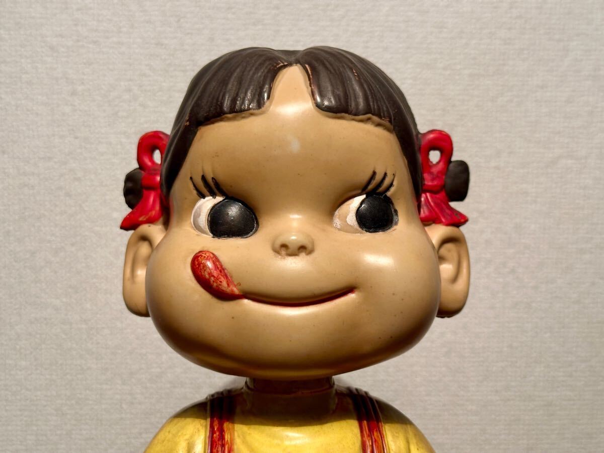 当時物『不二家 ペコちゃん』41cm FUJIYA セルロイド 首振り人形 当時物『不二家 ペコちゃん』41cm FUJIYA セルロイド 首振り人形
