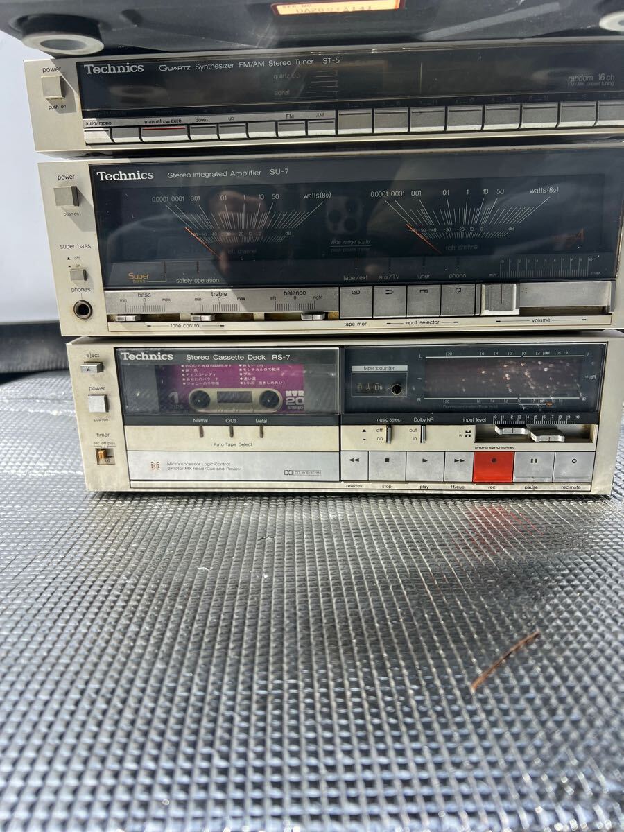 Technics システムコンポ オーディオ機器SL-6/SU-7/RS-7/ st-5 Technics システムコンポ オーディオ機器SL-6/SU-7/RS-7/ st-5