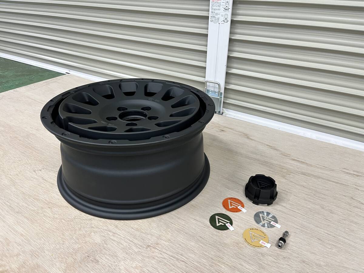 DELTA FORCE OVAL(マットブラック)デルタフォース 16インチ7.0J DELTA FORCE OVAL(マットブラック)デルタフォース 16インチ7.0J