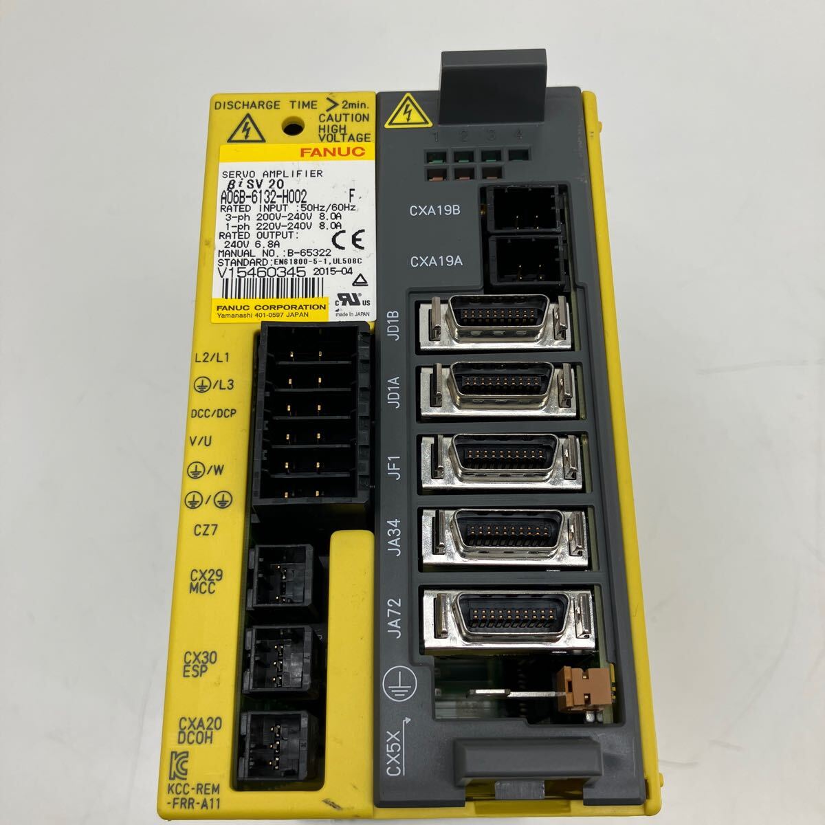FANUC ファナック サーボアンプ モジュール aiSV 40/40 A06B FANUC ファナック サーボアンプ モジュール aiSV 40/40 A06B