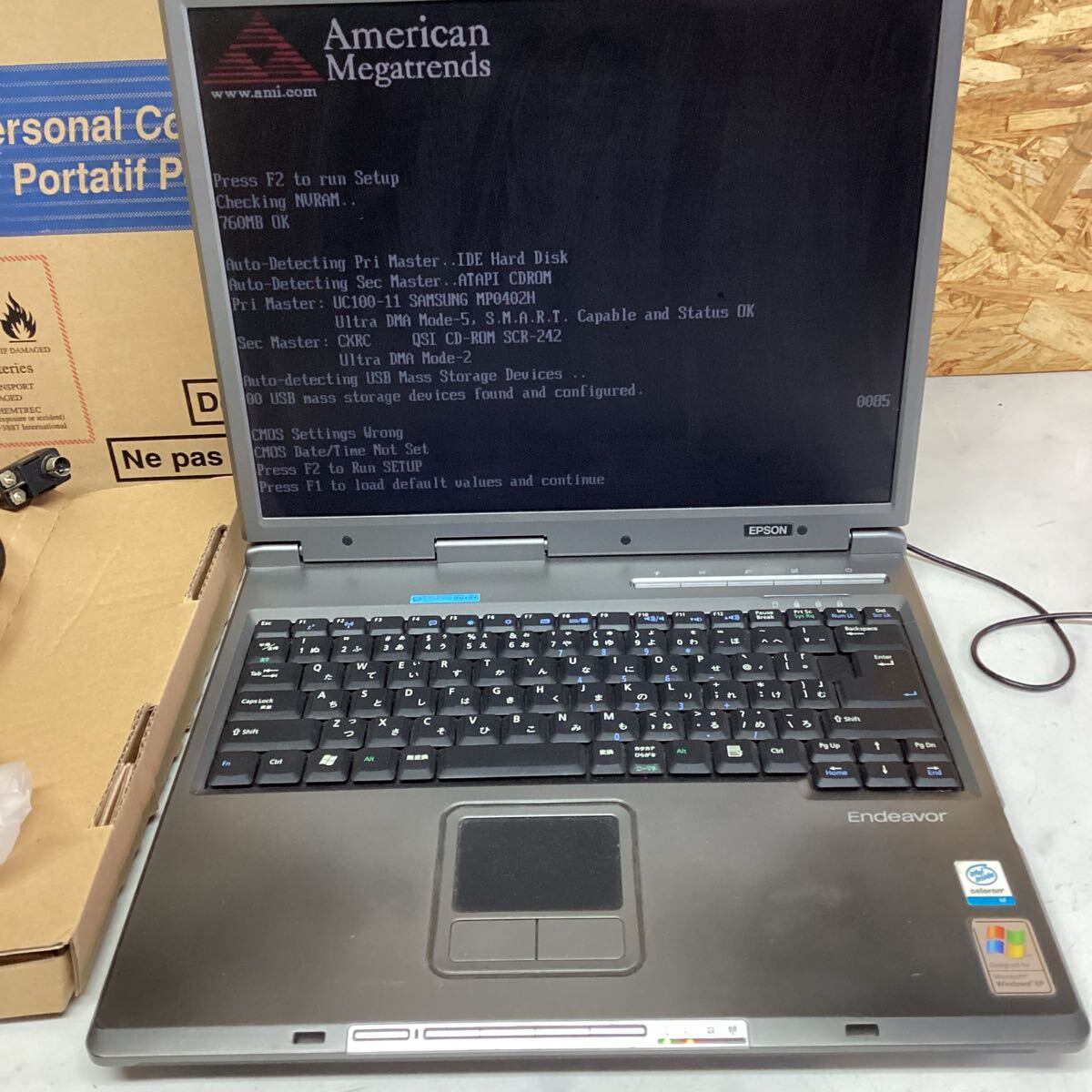 EPSON NT2700 ノートパソコン PC 動作確認済み エプソン(G54 EPSON NT2700 ノートパソコン PC 動作確認済み エプソン(G54