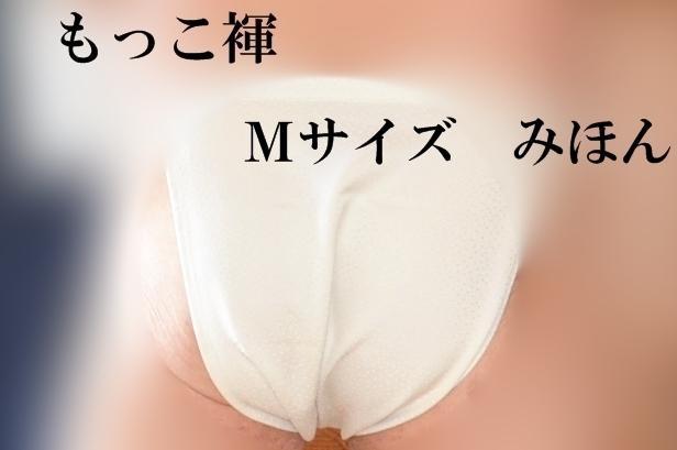 シルクふんどし　もっこ裈 　モッコ　Mサイズ　絹?シルク 　紅型?。玻丁粒担丁?M-１０２