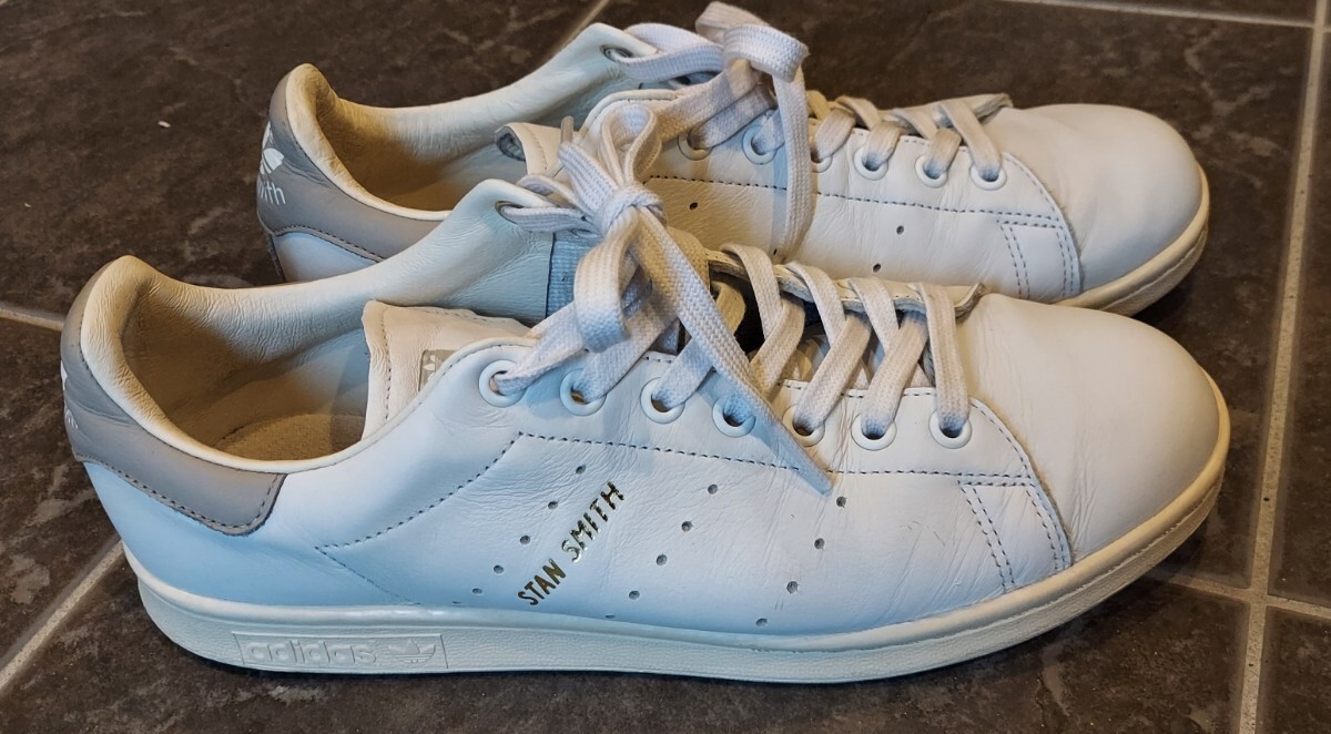  быстрое решение * ограничение / Adidas / Stansmith / белый / серый /adidas/STAN SMITH/ кожа /26.5cm/ super Star / Nike / New balance / Converse 