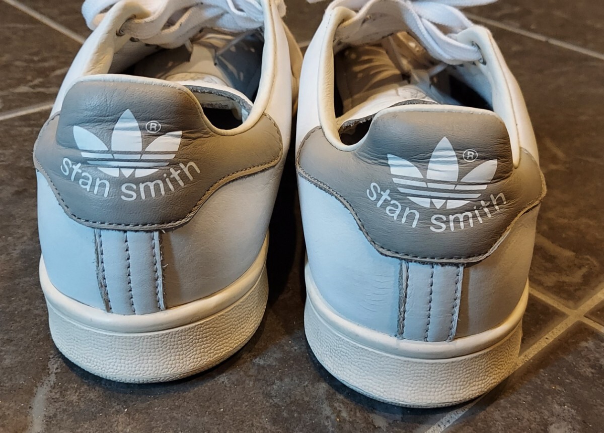  быстрое решение * ограничение / Adidas / Stansmith / белый / серый /adidas/STAN SMITH/ кожа /26.5cm/ super Star / Nike / New balance / Converse 