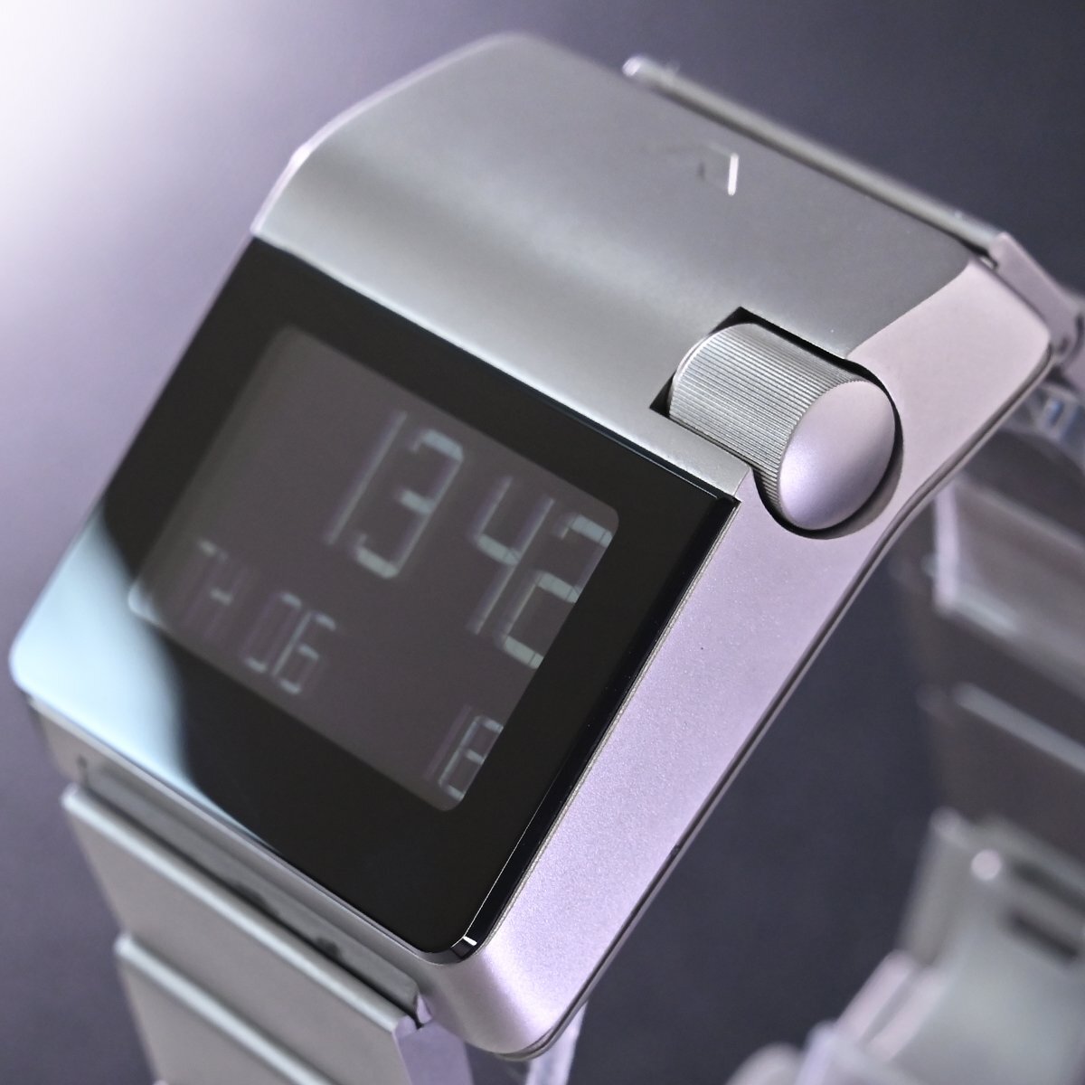 本物 新品同 ヴェントゥーラ 極希少 v-tec alpha 超多機(jī)能 デジアナ メンズウォッチ 男性用腕時計(jì) 純正ブレス 保存箱 冊子付 VENTURA