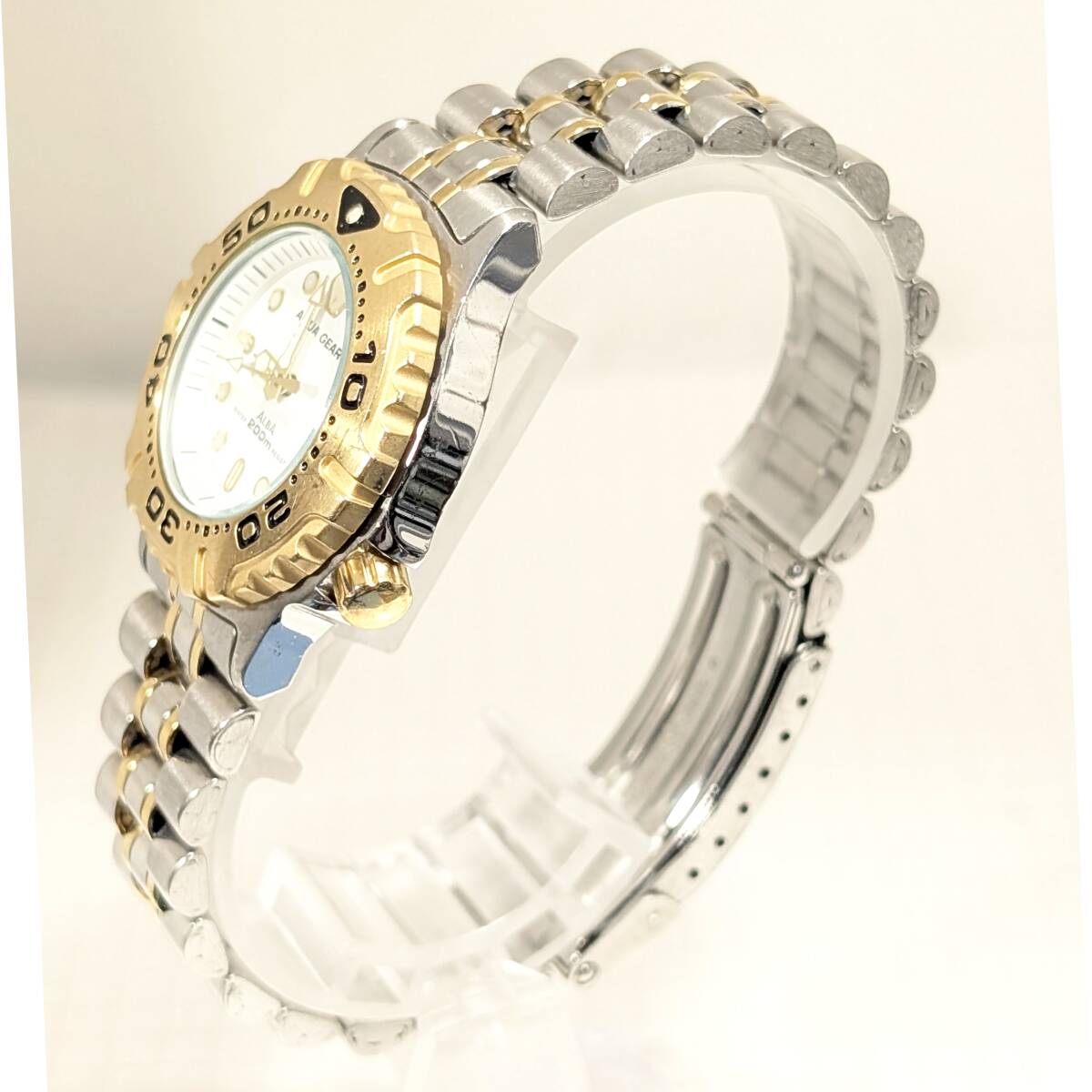 セイコー ALBA　AQUA GEAR レディース 電池交換済み稼働品 F-97