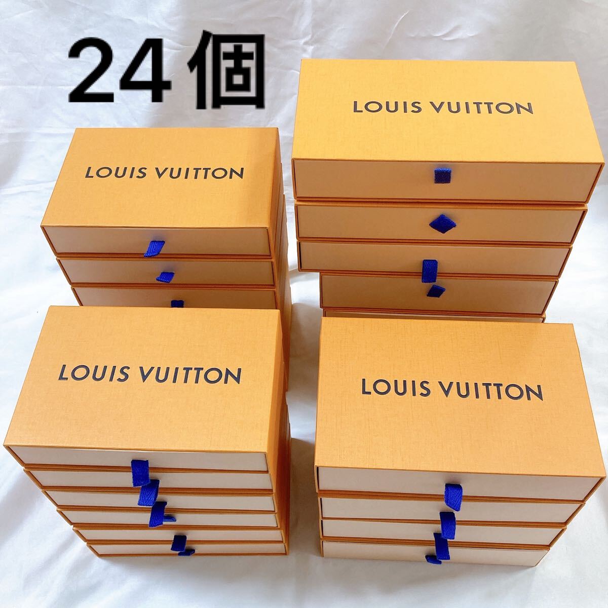 美品 ルイヴィトン Louis Vuitton 24個セット 空箱 長財布用 美品 ルイヴィトン Louis Vuitton 24個セット 空箱 長財布用