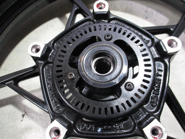 5★NINJA400.NINJA250用フロントホイール324　純正.めくれ無(wú).’18年～.EX400G.EX250P.EX400L.EX250Y.タイヤ’24年制.MICHELIN.