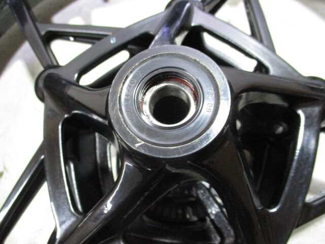 5★NINJA400.NINJA250用フロントホイール324　純正.めくれ無(wú).’18年～.EX400G.EX250P.EX400L.EX250Y.タイヤ’24年制.MICHELIN.
