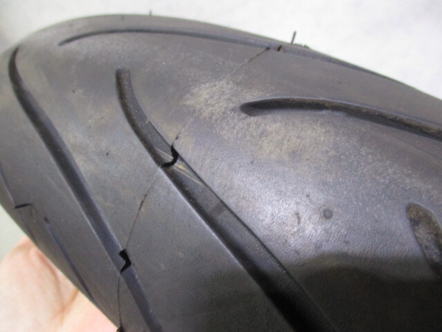 5★NINJA400.NINJA250用フロントホイール324　純正.めくれ無(wú).’18年～.EX400G.EX250P.EX400L.EX250Y.タイヤ’24年制.MICHELIN.