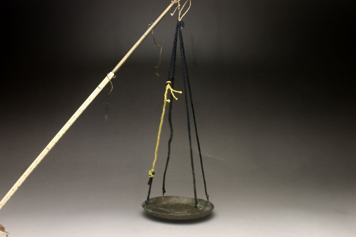 豊富な商品から 棒秤 時代物 余韻】 携帯箱付き 秤 骨董品 古民具 竿秤 その他