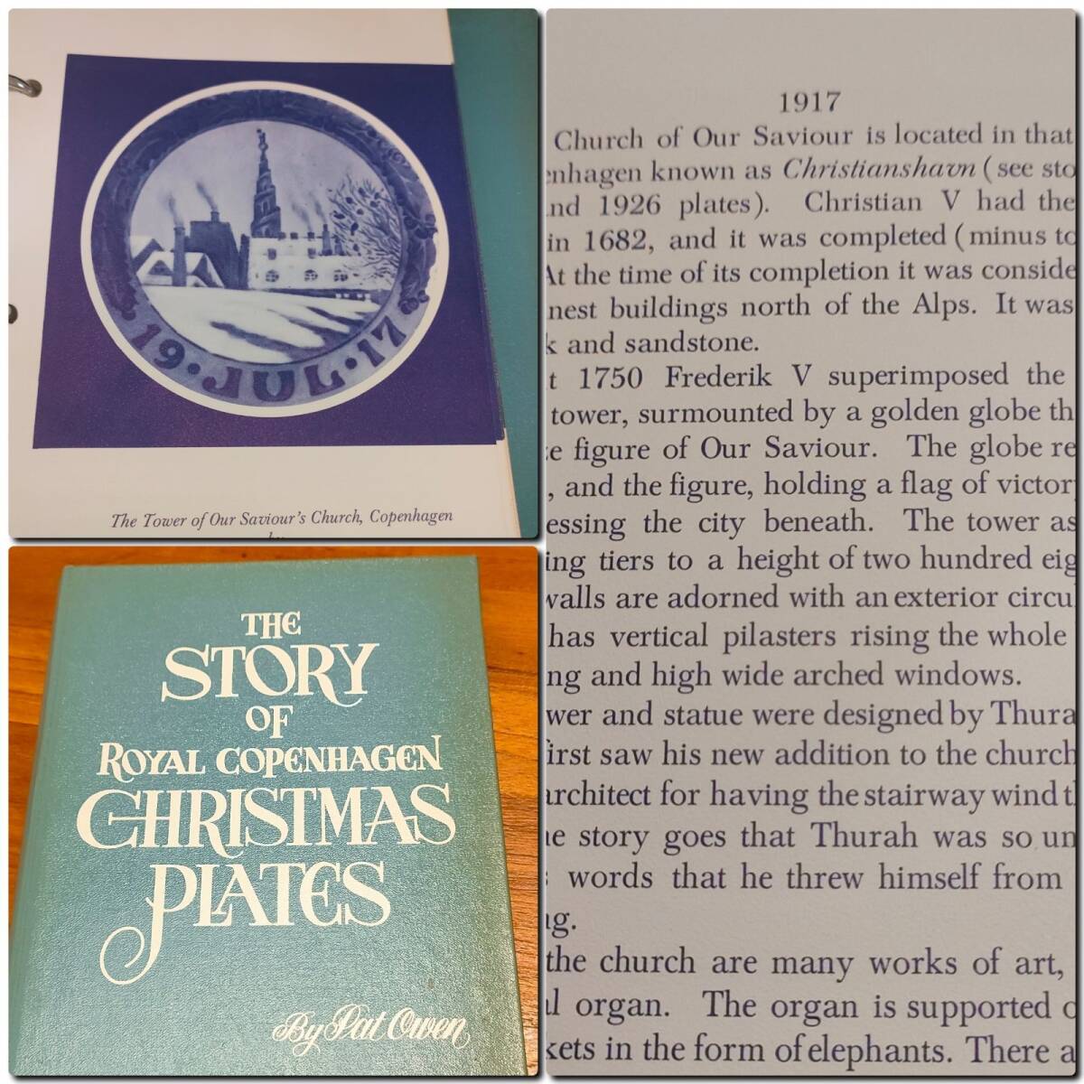  немецкий язык Royal Copenhagen year plate 1917 год античный снят с производства Copen - -gen. спаситель ... . античный 1 класса товар фарфор 