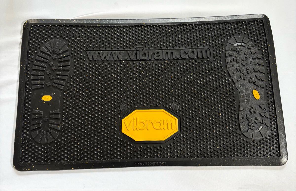 vibram ビブラム 玄関マット　レア　店頭用　ラバー　ゴム　イタリア　お店　古着　希少　rare 登山　レア　nike