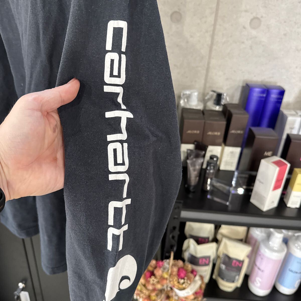 ロンT 長(zhǎng)袖 カットソー Tシャツ カーハート　carhartt
