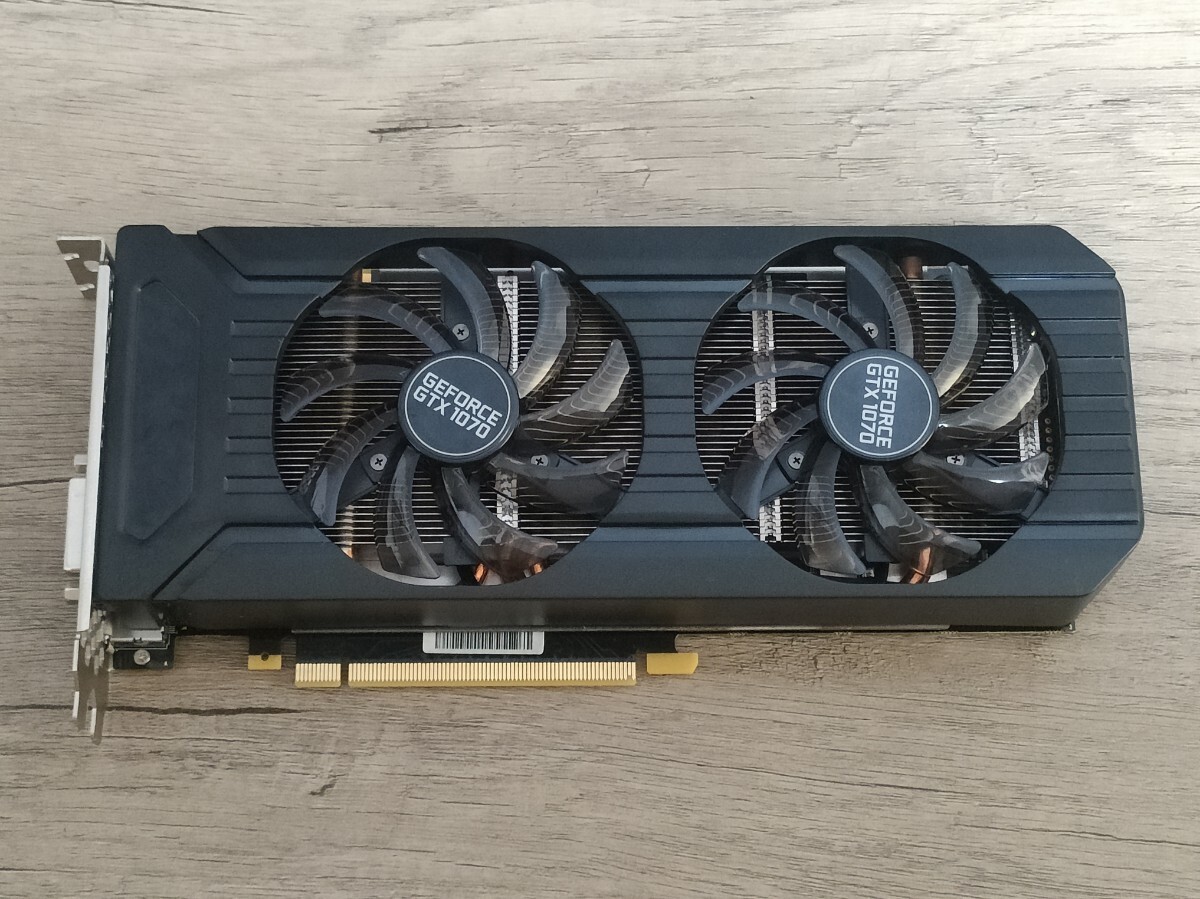 NVIDIA Palit GeForce GTX1070 8GB DUAL 【グラフィックボード NVIDIA Palit GeForce GTX1070 8GB DUAL 【グラフィックボード