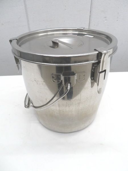 H252◆ステンレス製◆汁食缶 27cm 栃木 宇都宮 中古 業務用 厨房機器