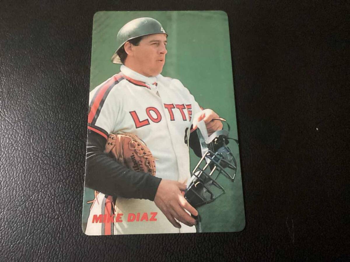 良品　カルビー91年　ディアズ（ロッテ）No.27　プロ野球カード