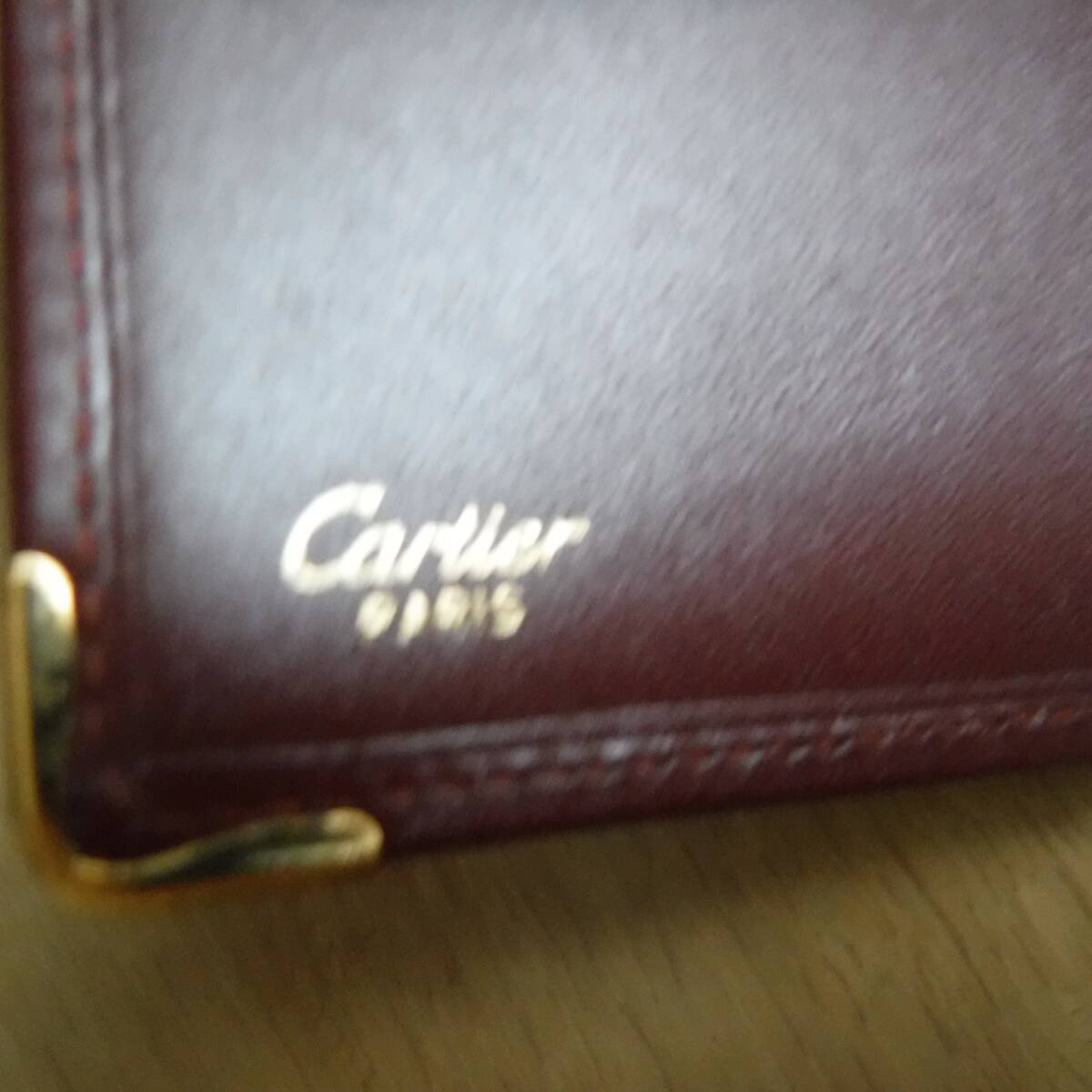  налог не необходимо специальная цена прекрасный товар!Cartie Cartier бордо Mark печать складывающийся пополам . inserting кошелек!