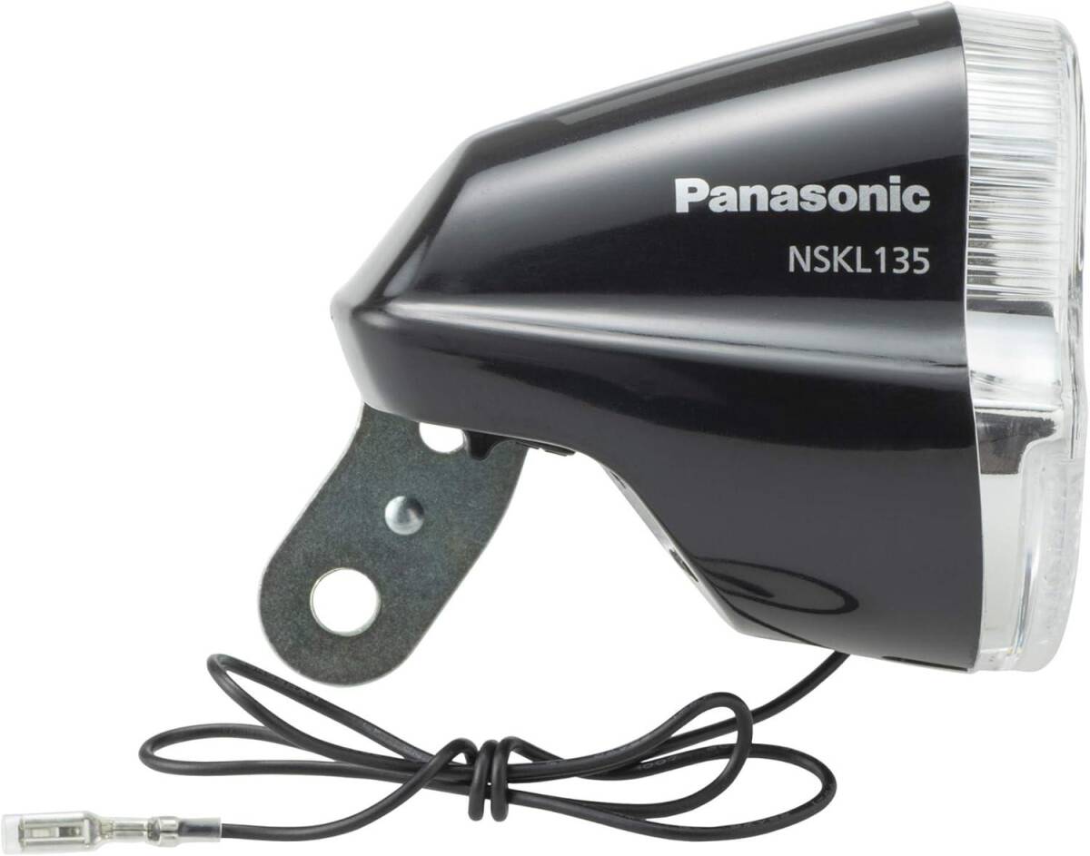 パナソニック(Panasonic) LEDハブダイナモ専用ライト 足も灯 自転車 ブラック/グレー W65×D76×H69mm N
