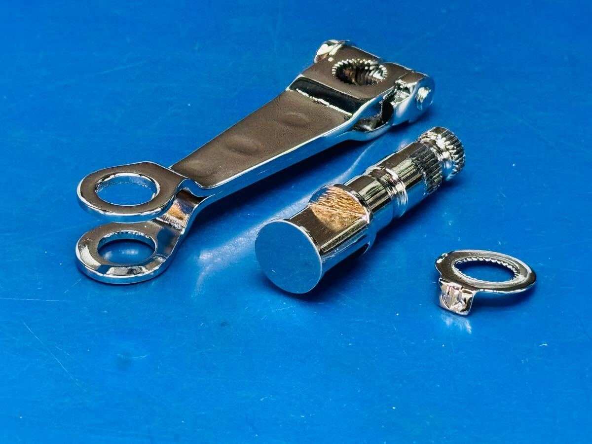 ホンダ純正 フロントブレーキアーム ★クロームメッキ ダックス シャリーくるくる廃盤