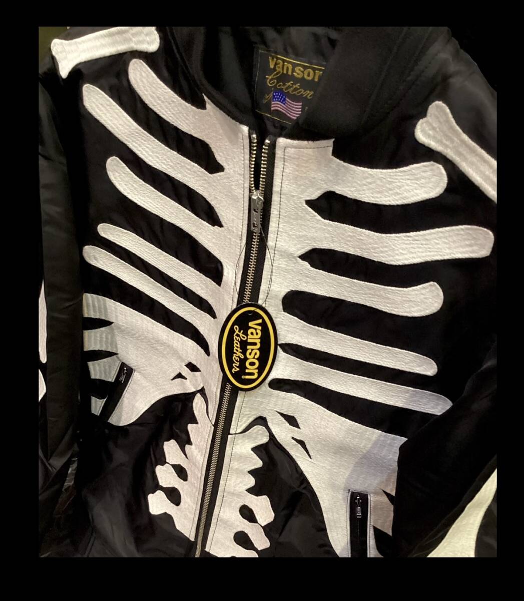  Vanson * новый товар *2502* жакет [M size] Skull *NVJK-2502* Biker * череп *ne балка ma Индия *VANSON* american длинный li балка 55