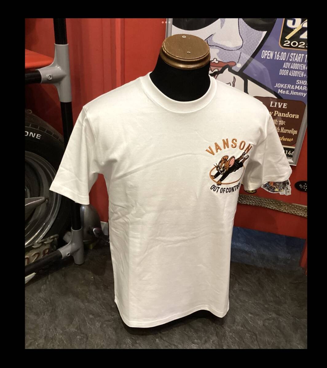 ルーニー★新品★Tシャツ★2511【M】白★TJV-2511★トムとジェリー★アメリカンロングリバー55★ネバーマインド★アニメ★アメリカ村_画像2