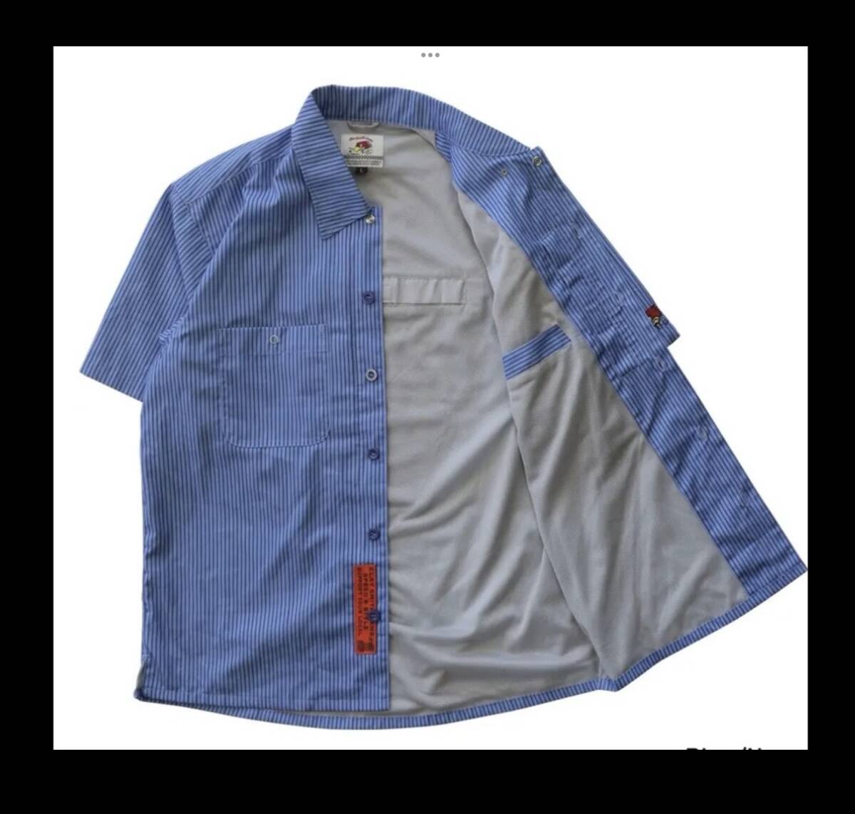クレイスミス★新品★5054★シャツ【M size】青★ヒッコリー★CSY-5054★オリオンエース★ムーンアイズ★大坂★アメリカンロングリバー55