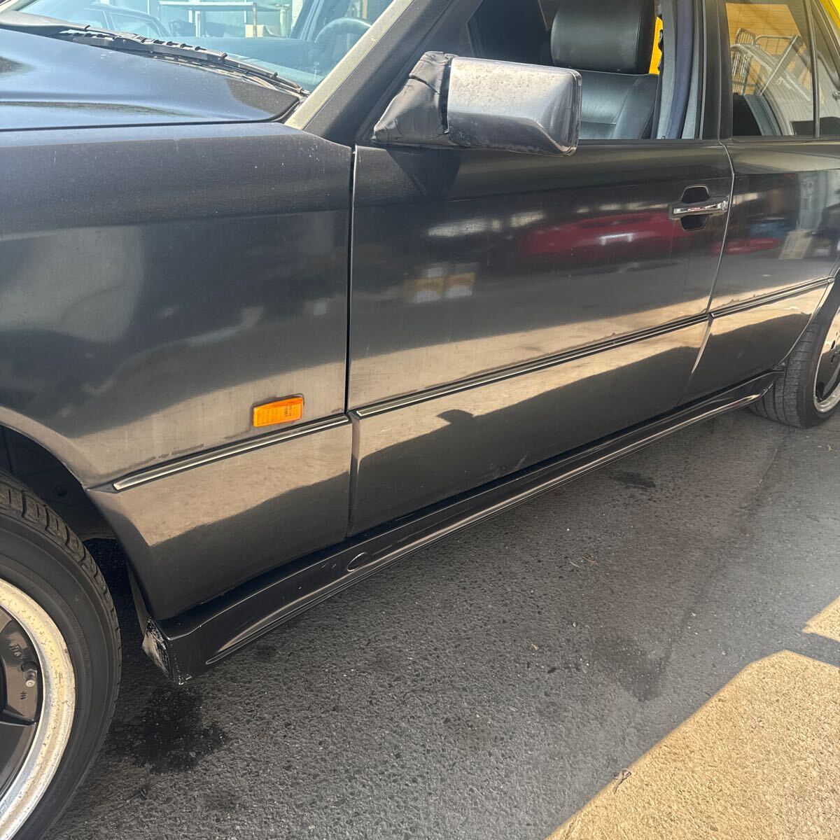 ベンツ W124 AMG本物 前期 サイドステップ 左右 サイドスポイラー 検索 エアロ 后期 300E3.2 3.4 6.0 HWA Eクラス ミディアムクラス 初期