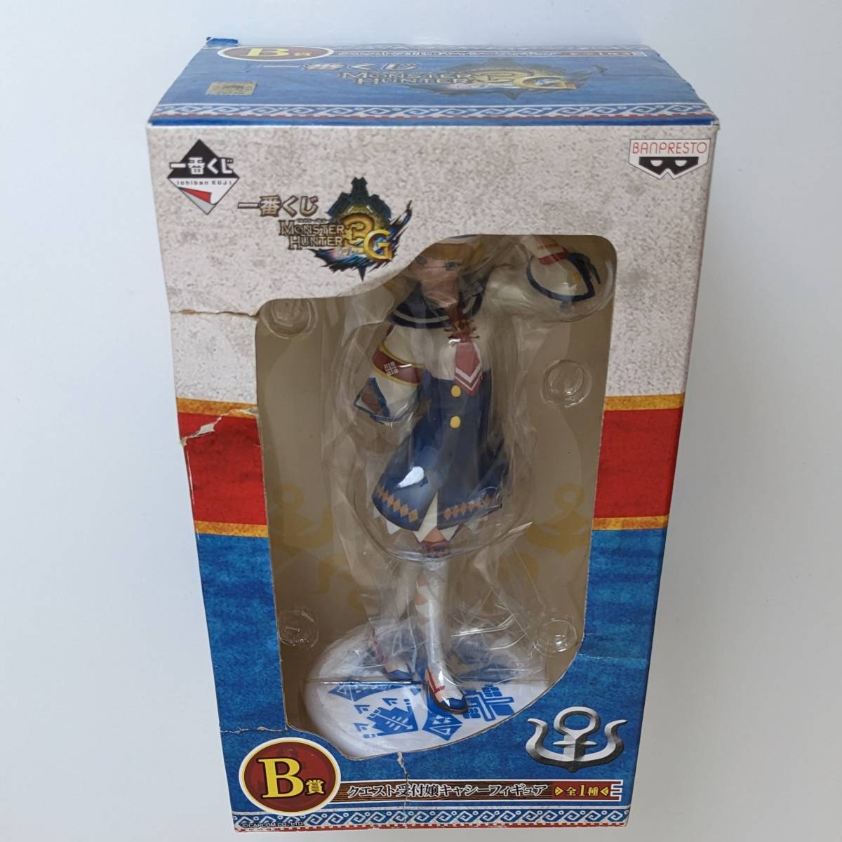 ■難あり/未開封品■ クエスト受付嬢キャシー 一番くじ モンスターハンター3G B賞 フィギュア モンハン monster hunter Cassie figure