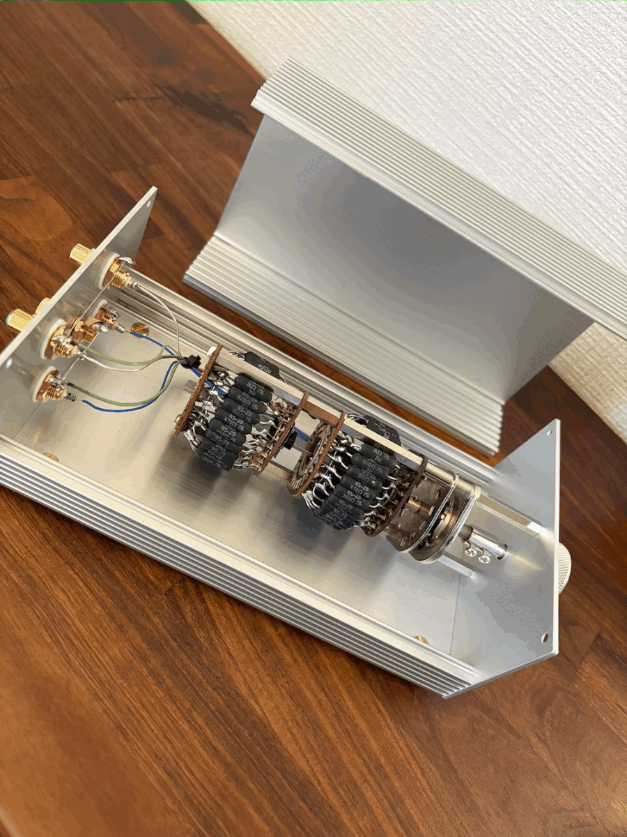 超弩級パッシブアッテネーター / passive attenuator / Dale ns-2b / アッテネーター / 純銀ケーブル仕様