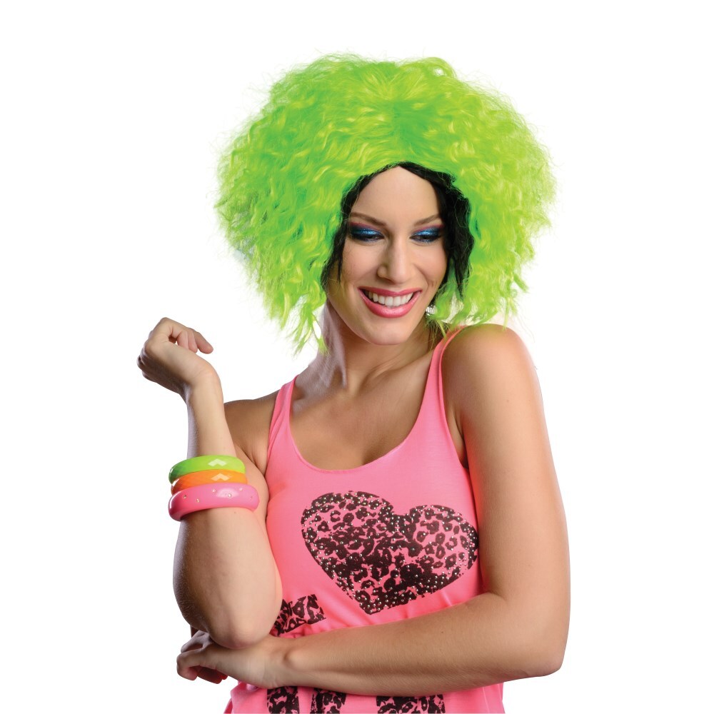  зеленый medium парик, парик для взрослых NEON CHIC GREEN WIG костюмированная игра 