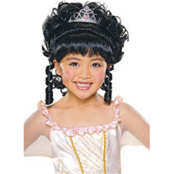 Channing Princess.. sama парик, парик черный детский костюмированная игра 