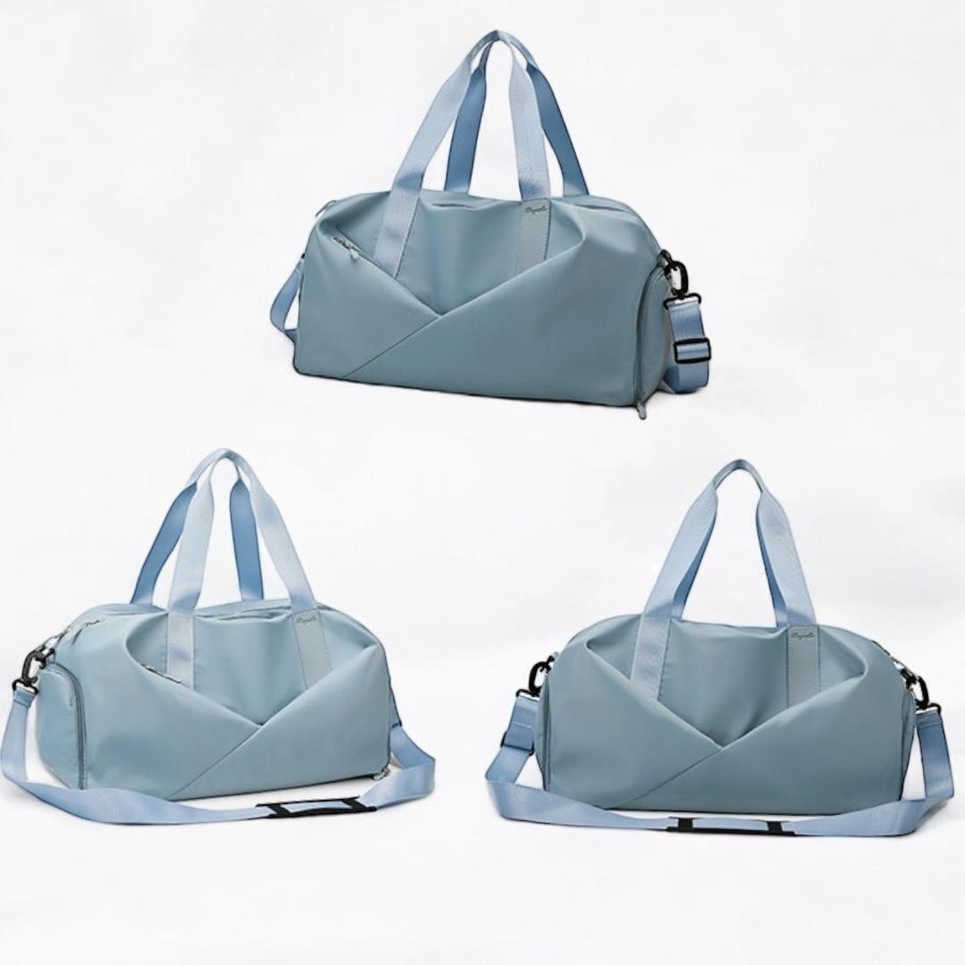!_ сумка "Boston bag" дорожная сумка путешествие сумка на плечо легкий женский задний путешествие путешествие часть . Jim йога новый товар бледно-голубой бесплатная доставка самый короткий отправка 