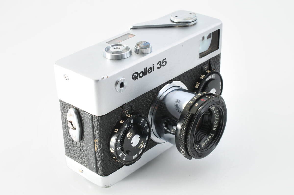 !_[ рабочее состояние подтверждено ]Rollei Rollei 35 Carl Zeiss Tessar 40mm F3.5 made in Germany compact пленочный фотоаппарат #1087
