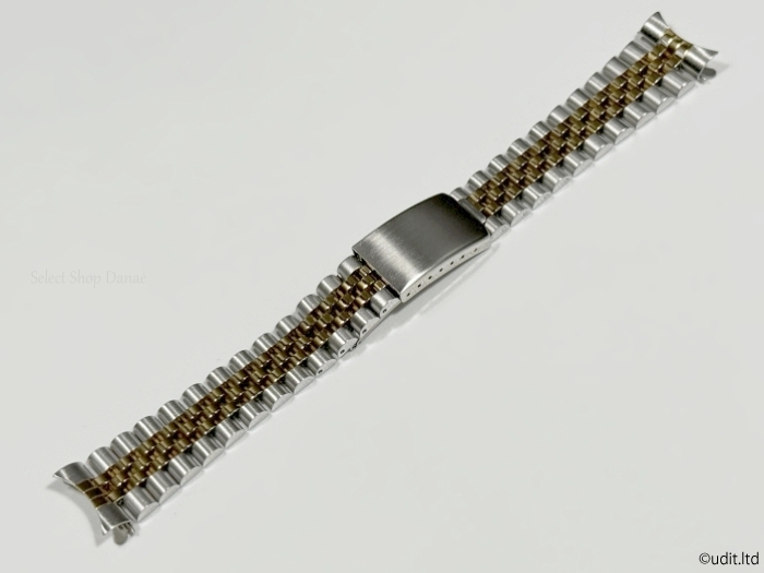 ラグ幅20ｍｍ ロレックス対応 ジュビリーブレスレット コンビネーションゴールド メタルブレス 腕時(shí)計(jì)ベルト?バンド デイトジャスト等に
