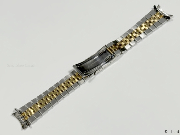 ラグ幅20ｍｍ ロレックス対応 ジュビリーブレスレット コンビネーションゴールド メタルブレス 腕時(shí)計(jì)ベルト?バンド デイトジャスト等に