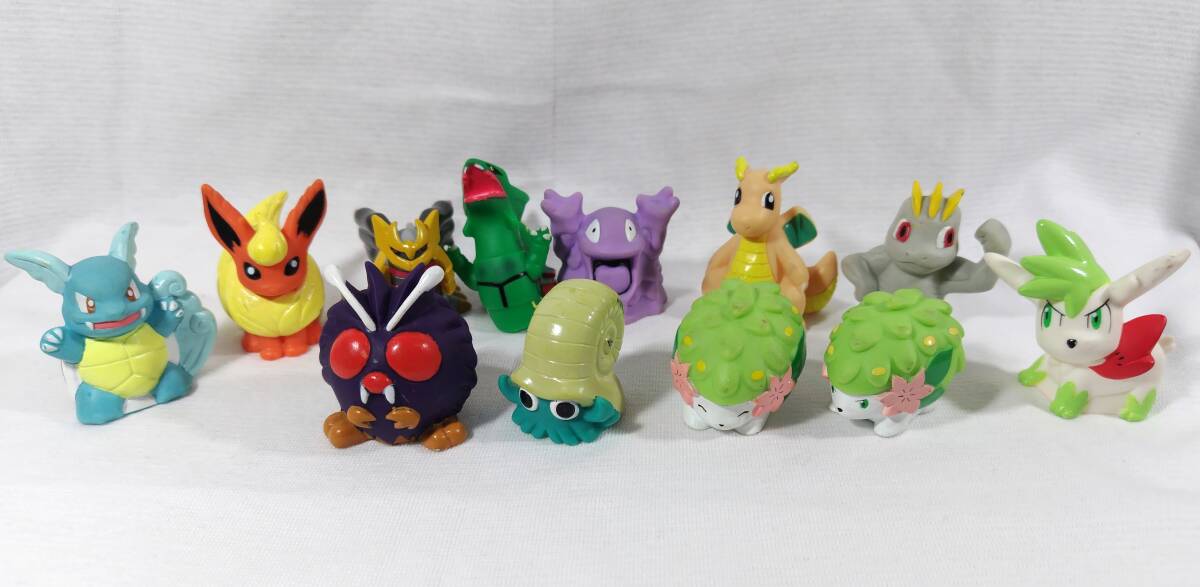 ☆ポケモンキッズ指人形 ソフビ 12体☆中古品 ☆ポケモンキッズ指人形 ソフビ 12体☆中古品