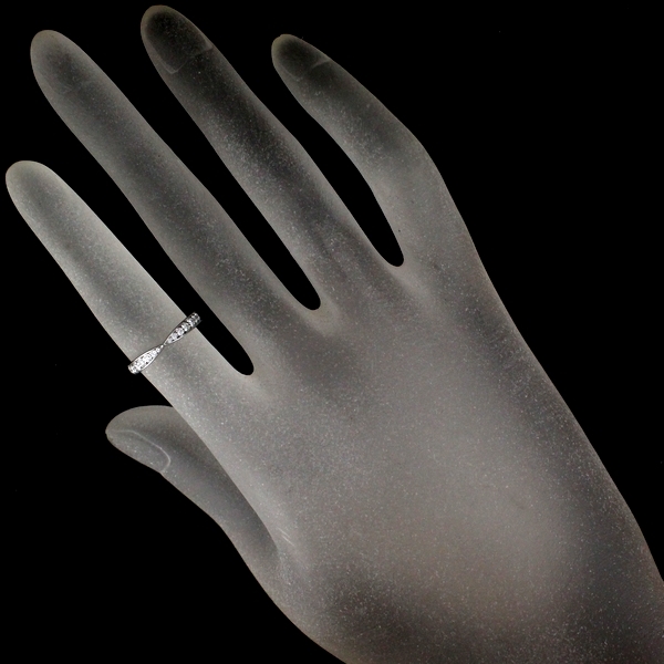 ティファニー ハーモニー ビーズ セット ダイヤモンド リング Pt950 4号.._画像5