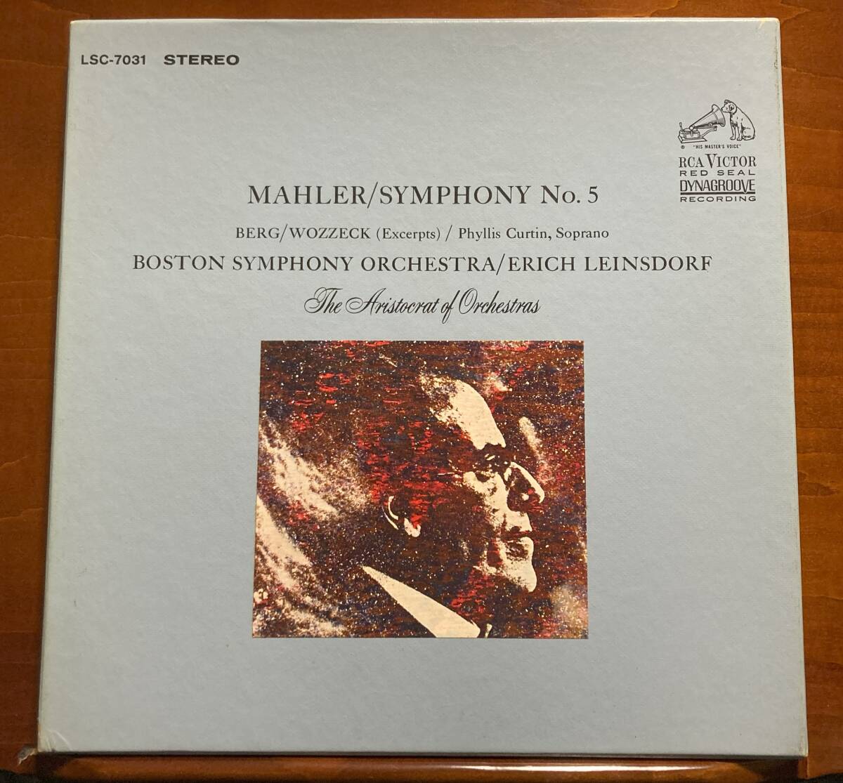 !_ рис RCA LSC7031* линия s доллар f{ma-la-: симфония no. 5 номер } Boston .(2 листов комплект )*[ первый . запись ] американский Press оригинал . собака очень редкий супер высококачественный звук 