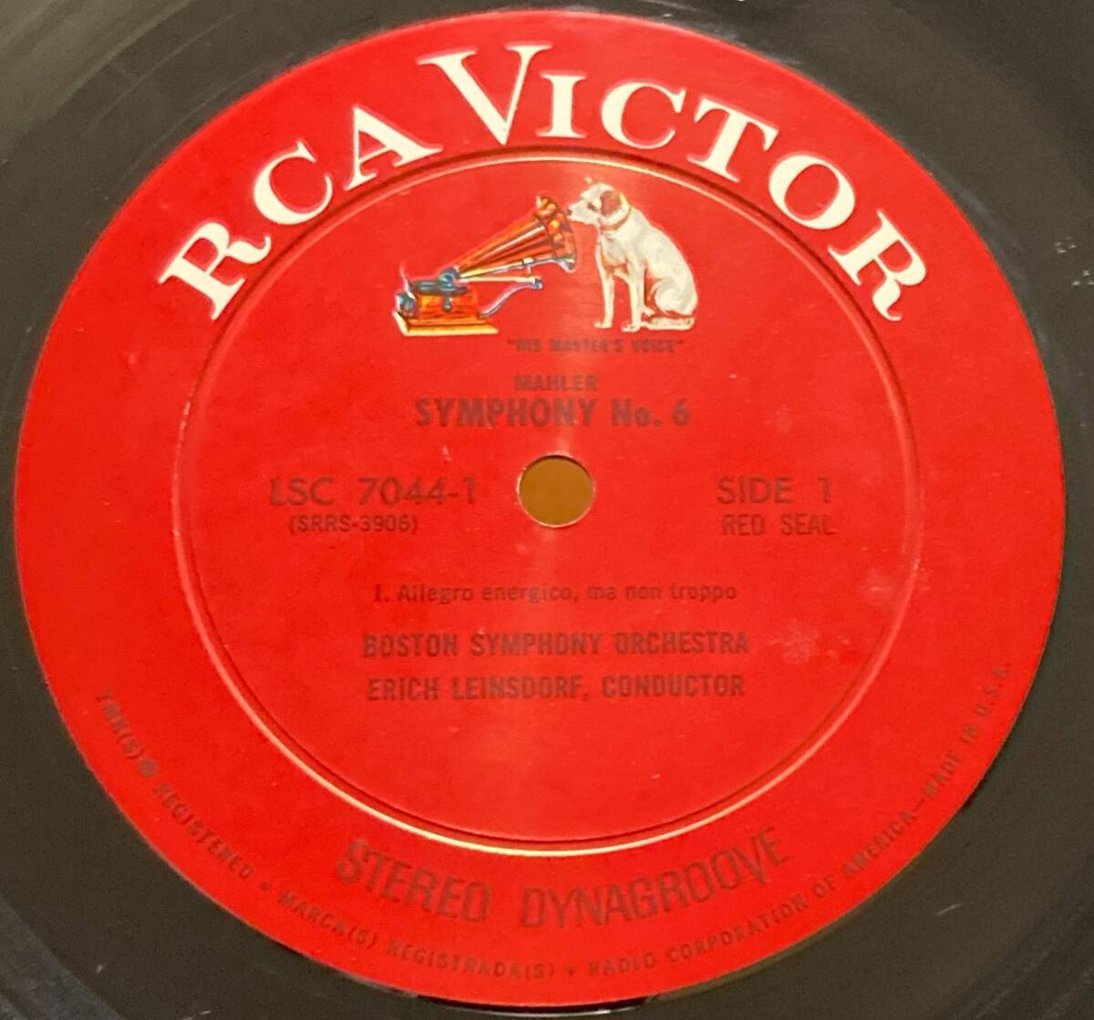 米RCA LSC7044★ラインスドルフ マーラー:交響曲 交響曲第6番《悲劇的》ボストン響 (2LP)★【初出盤】米國プレス オリジナル 激レア 高音質(zhì)