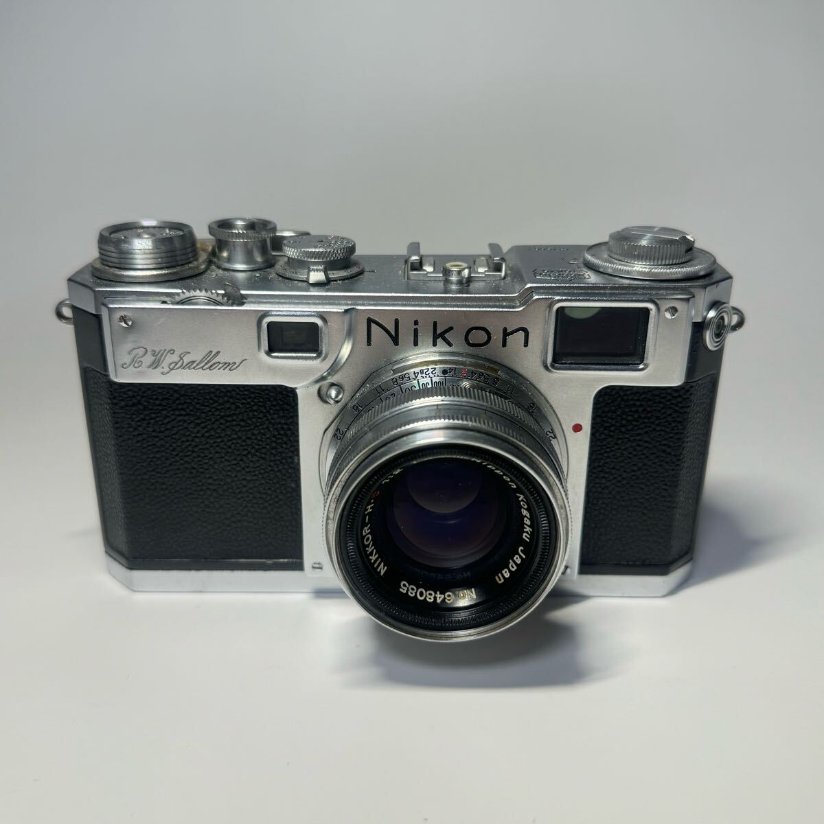 75☆刻印物☆ ニコン Nikon S2 ボディ NIKKOR-H・C F2 5cm No 75☆刻印物☆ ニコン Nikon S2 ボディ NIKKOR-H・C F2 5cm No