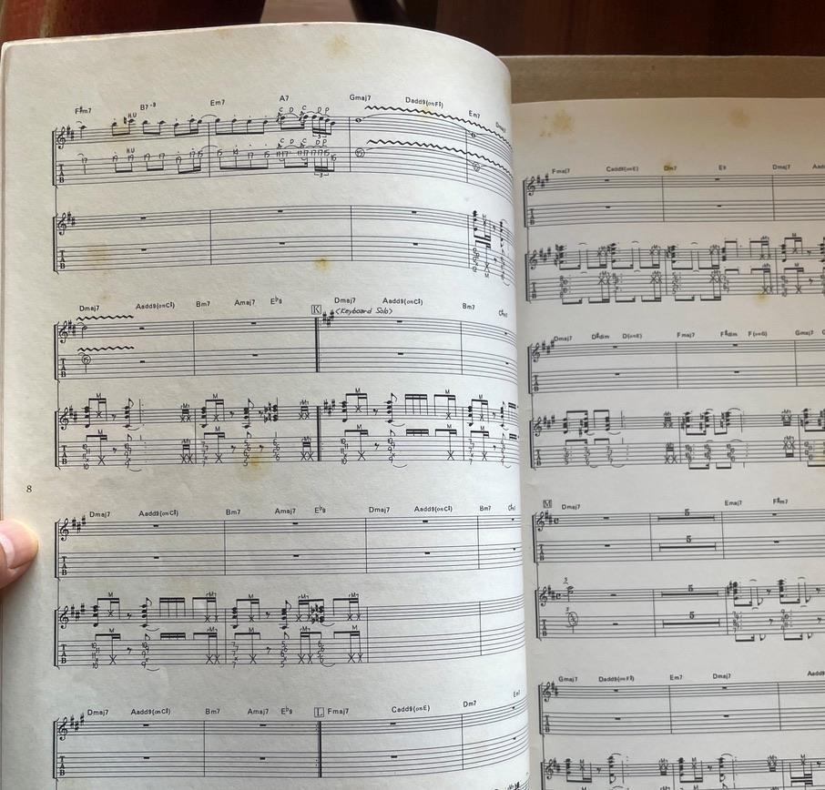 ★ ラリーカールトン Larry Carlton 夜の彷徨 ギタータブ譜 楽譜 スコア FUSION フュージョン_画像5