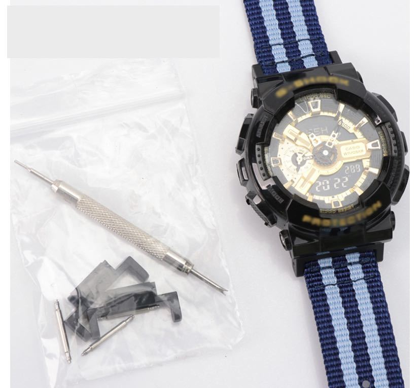 G-SHOCK 互換 ベルト 16mm アダプター 22mmセパレートバンド