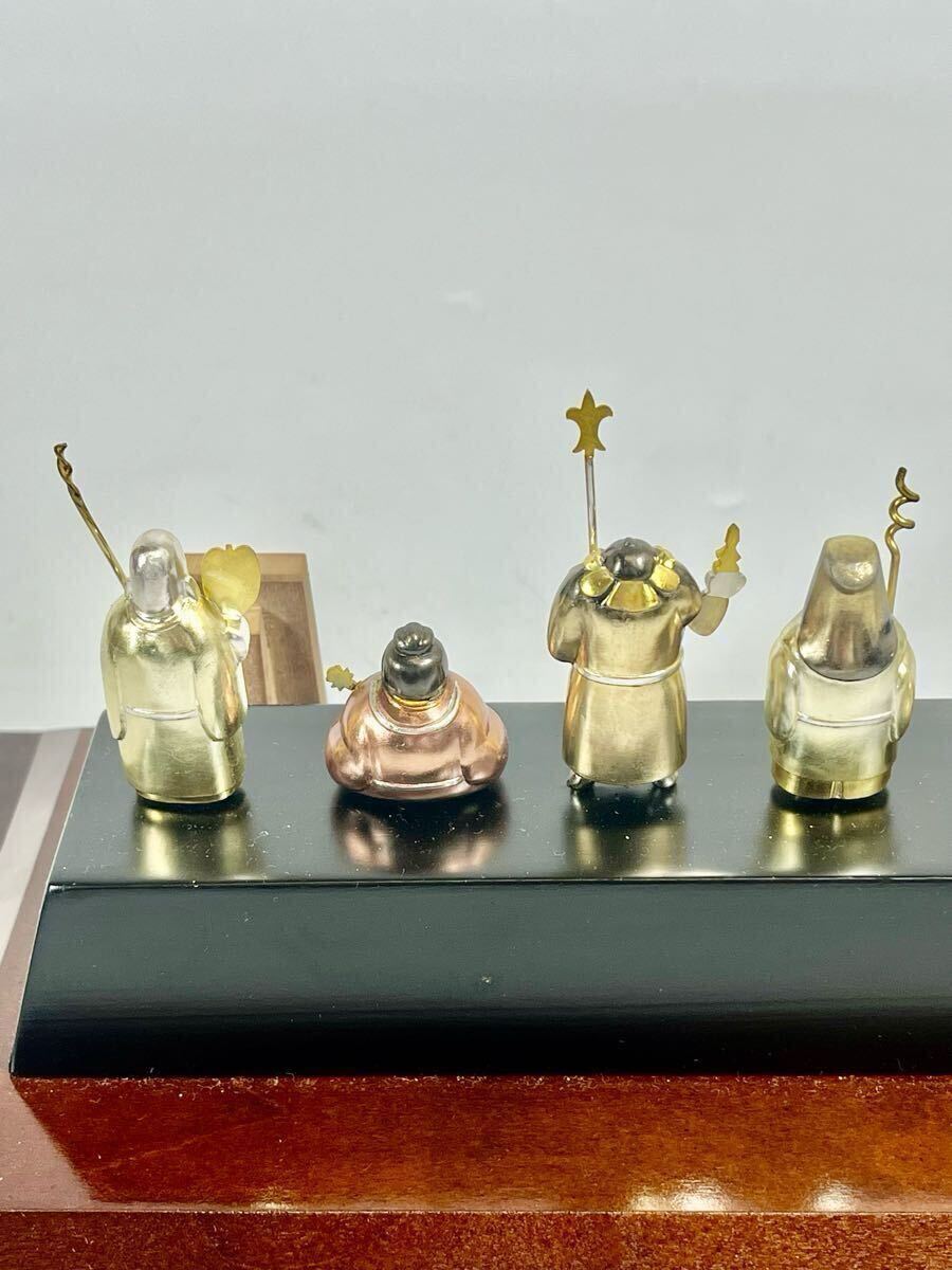 1円スタート】【中古品】 武比古 作 七福神 純銀製 銀 シルバー 1円スタート】【中古品】 武比古 作 七福神 純銀製 銀 シルバー