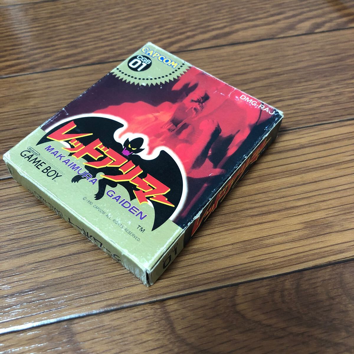  Game Boy GB красный a Lee ma-CAPCOM Capcom коробка мнение есть nintendo gameboy
