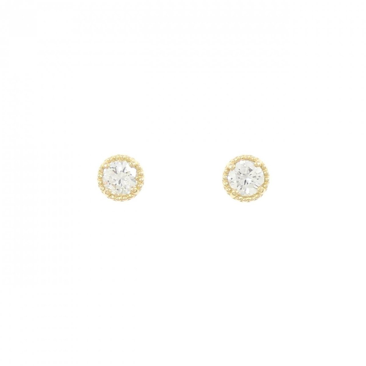 【リメイク】K18YG/ST ダイヤモンド ピアス 0.221CT 0.221CT G VS1 VG-Good