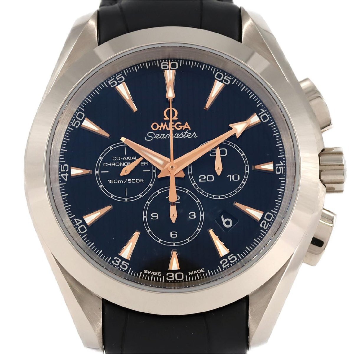 !_ Omega Seamaster Aqua Terra хронограф WG 231.53.44.50.01.001 WG самозаводящиеся часы 