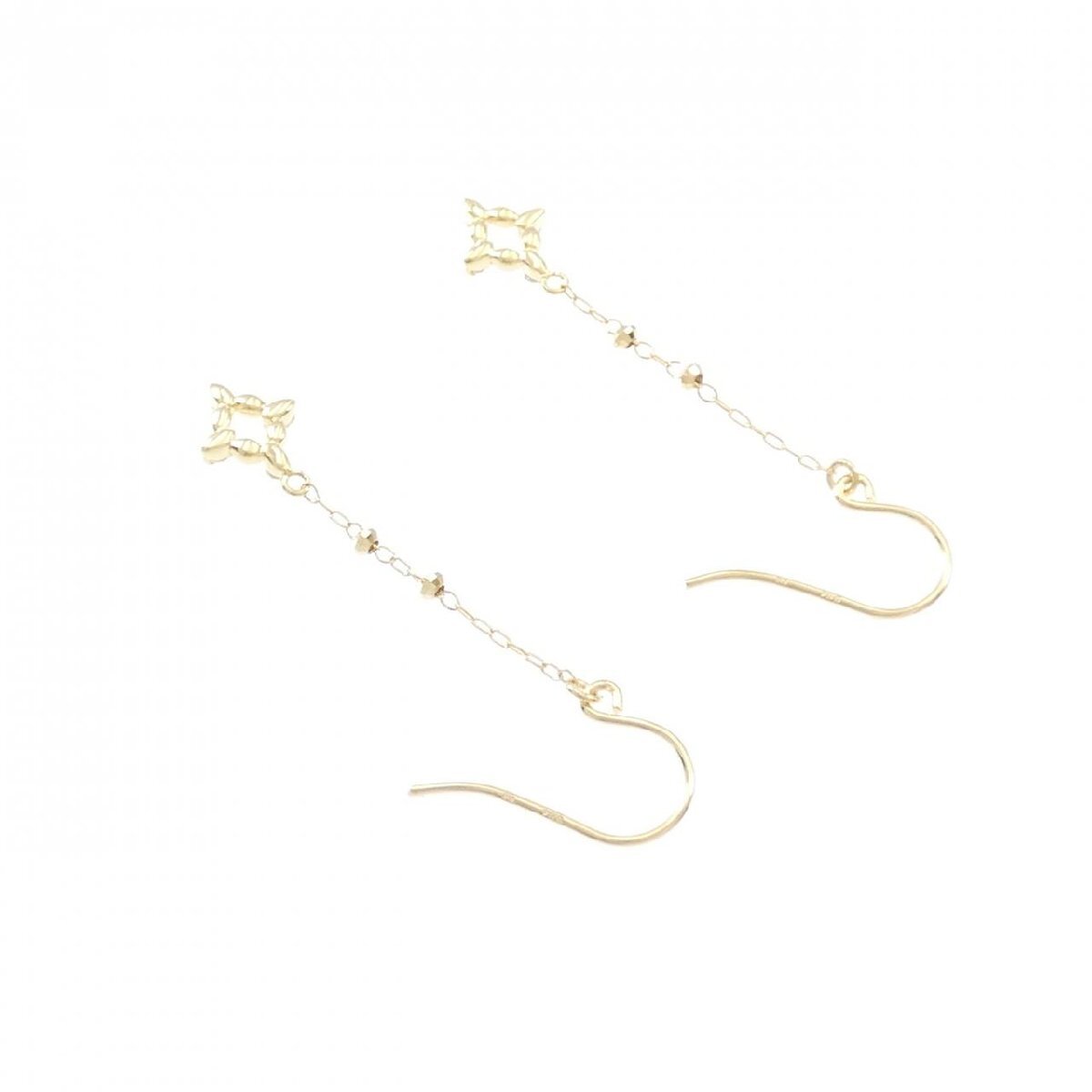 【リメイク】K18YG ダイヤモンド ピアス 0.08CT