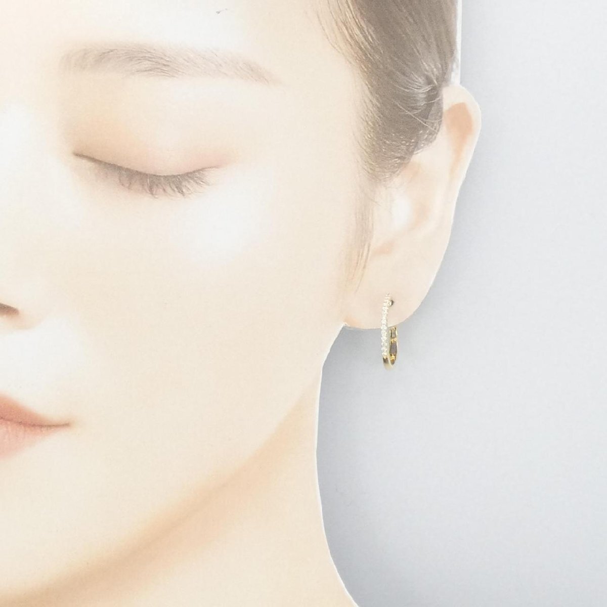K18YG ダイヤモンド イヤリング 0.30CT