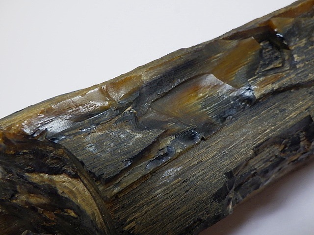 ☆ 天然石 鑑賞石 黒珪化木 木化石 ② 約635g 観賞石 ☆ 天然石 鑑賞石 黒珪化木 木化石 ② 約635g 観賞石